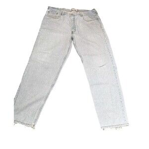 Levi’s Denim Blue Jeans Men’s 40x34 550 Relaxed Fit Straight Leg Pants Light